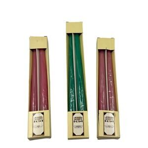 Vintage Home Accents LTD Pillar Candles Rose 10 Inch and Gardenia 12 Inch Decor‎